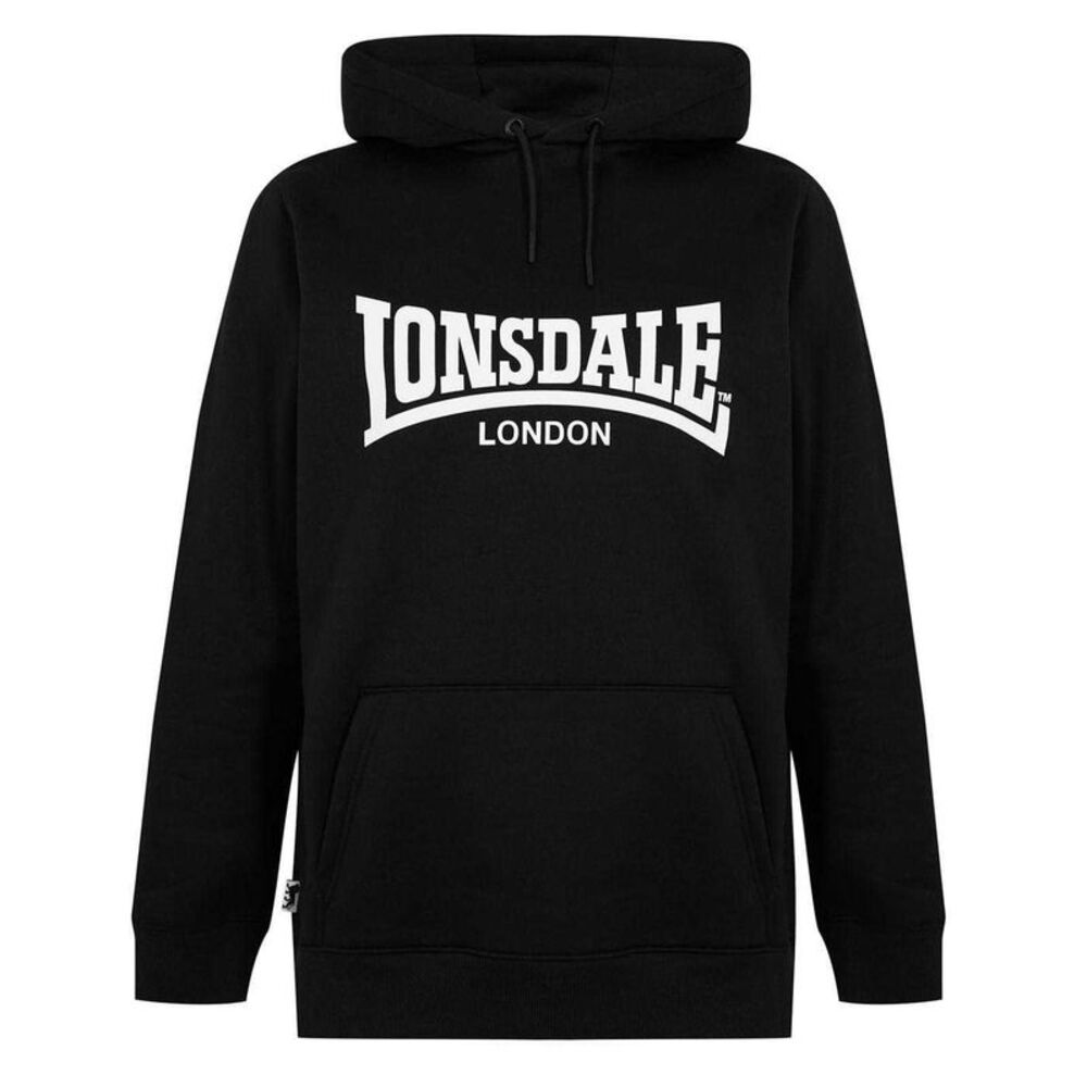 Lonsdale Mens Essential Oth Hoodie / Black